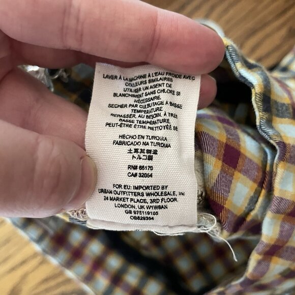 Free People Wmn 24 Plaid Academia Preppy High Waist Ella Kick Skinny Ankle Pants - Picture 11 of 11